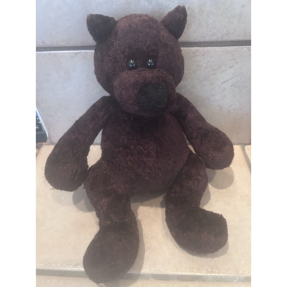 Gund 11” Sweet Cheeks #1480 Fat Brown Teddy Bear Plush Toy Stuffed Animal Gift